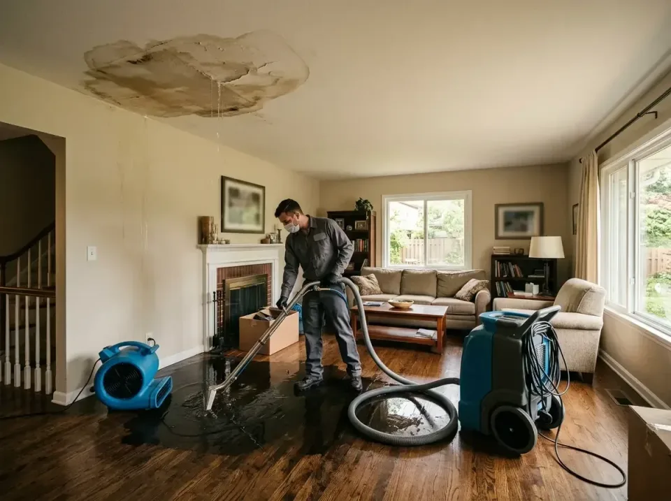 attic-pipe-burst-ceiling-drip-008 — frequently asked questions, Water Damage Restoration & Carpet Care in Bull Run, VA